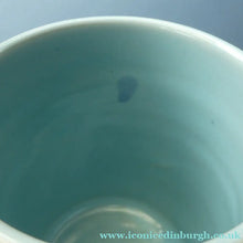 Load image into Gallery viewer, SCOTTISH POTTERY. 1950s Buchan Stoneware Tankard Shape Mug. Rare Abstract Pattern - SCOTTISH ART POTTERY
