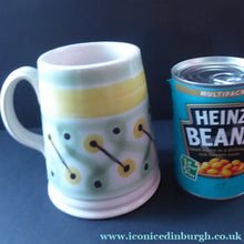 Load image into Gallery viewer, 1950s Buchan Stoneware Tankard Shape Mug. Very Rare Abstract Pattern
