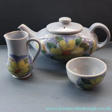 Load image into Gallery viewer, 1950s BUCHAN Stoneware Tea Set with Rare Teapot. EDINBURGH 
