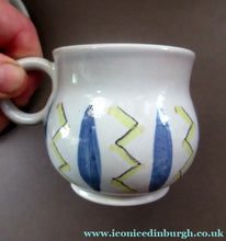 Load image into Gallery viewer, 1950s Buchan Pottery Trio Cup Saucer Side Plate Hebrides Pattern
