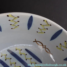 Load image into Gallery viewer, SCOTTISH POTTERY. Huge 1950s BUCHAN Portobello Pottery Stoneware Decorative Bowl. HEBRIDES Pattern - Scottish Pottery
