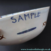 Load image into Gallery viewer, SCOTTISH POTTERY. Huge 1950s BUCHAN Portobello Pottery Stoneware Decorative Bowl. HEBRIDES Pattern - Scottish Pottery
