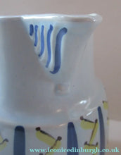 Load image into Gallery viewer, Large 1950s Buchan Stoneware Jug Hebrides Pattern
