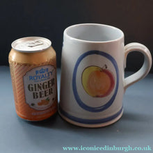 Load image into Gallery viewer, SCOTTISH POTTERY. 1950s Buchan Stoneware Tankard Shape Mug. Brittany Pattern
