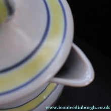 Load image into Gallery viewer, Scottish Pottery. 1960s Buchan Stoneware Large Lidded Jug. Sutherland Pattern - Scottish Pottery
