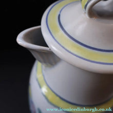 Load image into Gallery viewer, Scottish Pottery. 1960s Buchan Stoneware Large Lidded Jug. Sutherland Pattern - Scottish Pottery
