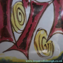 Load image into Gallery viewer, Scottish Pottery. 1960s Buchan Stoneware Large Vase with Unusual Atomic Decoration - Scottish Pottery
