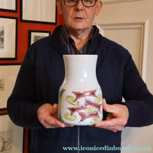 Load image into Gallery viewer, Scottish Pottery. 1960s Buchan Stoneware Large Vase with Unusual Atomic Decoration - Scottish Pottery
