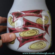 Load image into Gallery viewer, Scottish Pottery. 1960s Buchan Stoneware Large Vase with Unusual Atomic Decoration - Scottish Pottery

