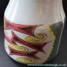 Load image into Gallery viewer, Scottish Pottery. 1960s Buchan Stoneware Large Vase with Unusual Atomic Decoration - Scottish Pottery

