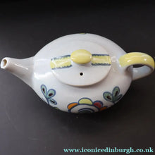 Load image into Gallery viewer, Scottish Pottery. 1960s Buchan Stoneware Squat Sample Teapot. Sutherland Pattern - Scottish Pottery
