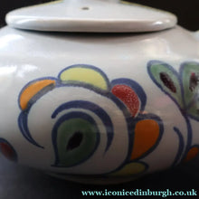 Load image into Gallery viewer, Scottish Pottery. 1960s Buchan Stoneware Squat Sample Teapot. Sutherland Pattern - Scottish Pottery
