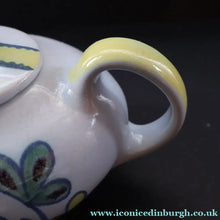 Load image into Gallery viewer, Scottish Pottery. 1960s Buchan Stoneware Squat Sample Teapot. Sutherland Pattern - Scottish Pottery
