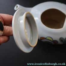 Load image into Gallery viewer, Scottish Pottery. 1960s Buchan Stoneware Squat Sample Teapot. Sutherland Pattern - Scottish Pottery
