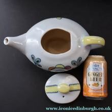 Load image into Gallery viewer, Scottish Pottery. 1960s Buchan Stoneware Squat Sample Teapot. Sutherland Pattern - Scottish Pottery
