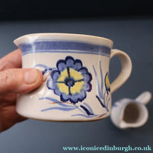 Load image into Gallery viewer, SCOTTISH POTTERY: 1960s BUCHAN Stoneware Two Jugs and One Small Platter. ALPINE Pattern

