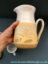 Load image into Gallery viewer, SCOTTISH POTTERY. Complete 1970s COFFEE SET by Barbara Davidson. 22 pieces
