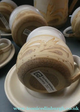 Load image into Gallery viewer, SCOTTISH POTTERY. Complete 1970s COFFEE SET by Barbara Davidson. 22 pieces
