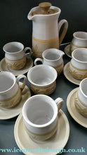 Load image into Gallery viewer, SCOTTISH POTTERY. Complete 1970s COFFEE SET by Barbara Davidson. 22 pieces
