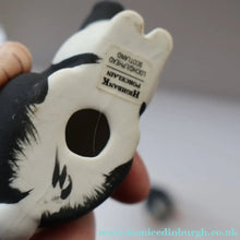 Load image into Gallery viewer, Scottish Pottery. 1970s Highbank Porcelain (Lochgilphead) Figurines. Black Rabbit and Puffin - Scottish Pottery
