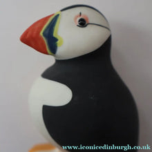 Load image into Gallery viewer, Scottish Pottery. 1970s Highbank Porcelain (Lochgilphead) Figurine of a Puffin - Scottish Pottery
