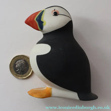 Load image into Gallery viewer, Scottish Pottery. 1970s Highbank Porcelain (Lochgilphead) Figurine of a Puffin - Scottish Pottery
