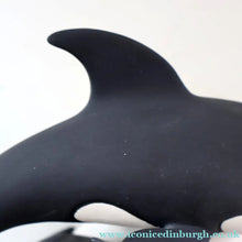 Load image into Gallery viewer, Vintage 1970s Scottish HIGHBANK PORCELAIN (Lochgilphead). Pair of Orcas or Killer Whales

