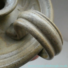 Load image into Gallery viewer, Two Candleholders Scottish Art Studio Pottery by Barbara Davidson. 1970s
