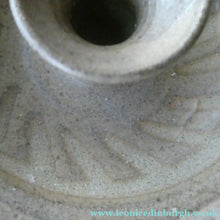 Load image into Gallery viewer, Two Candleholders Scottish Art Studio Pottery by Barbara Davidson. 1970s
