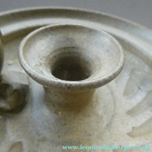 Load image into Gallery viewer, Two Candleholders Scottish Art Studio Pottery by Barbara Davidson. 1970s
