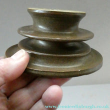 Load image into Gallery viewer, Two Candleholders Scottish Art Studio Pottery by Barbara Davidson. 1970s

