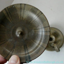 Load image into Gallery viewer, Two Candleholders Scottish Art Studio Pottery by Barbara Davidson. 1970s
