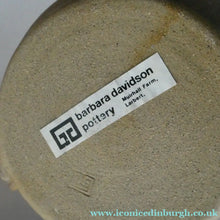 Load image into Gallery viewer, Two Candleholders Scottish Art Studio Pottery by Barbara Davidson. 1970s
