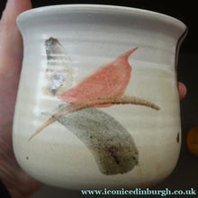 Load image into Gallery viewer, Vintage Stylish Bowl by Barbara Davidson. 1970s with hand-painted "Clouds" variant decoration
