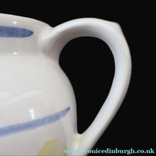 Load image into Gallery viewer, SCOTTISH POTTERY. 1980s Buchan Pottery Large Jug. Decorated with the Rare "New Town" pattern

