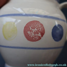 Load image into Gallery viewer, SCOTTISH POTTERY. 1980s Buchan Pottery Large Jug. Decorated with the Rare "New Town" pattern
