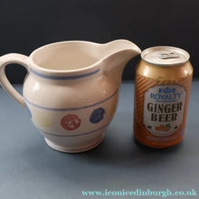 Load image into Gallery viewer, SCOTTISH POTTERY. 1980s Buchan Pottery Large Jug. Decorated with the Rare "New Town" pattern
