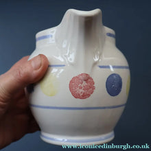 Load image into Gallery viewer, SCOTTISH POTTERY. 1980s Buchan Pottery Large Jug. Decorated with the Rare "New Town" pattern
