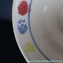 Load image into Gallery viewer, SCOTTISH POTTERY. 1980s Buchan Pottery Large Sugar Bowl. Decorated with the Rare "New Town" pattern 
