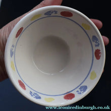 Load image into Gallery viewer, SCOTTISH POTTERY. 1980s Buchan Pottery Large Sugar Bowl. Decorated with the Rare "New Town" pattern 

