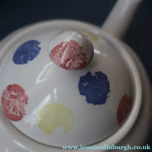 Load image into Gallery viewer, SCOTTISH POTTERY. Rare 1980s Buchan Pottery Teapot. Decorated with the Rare "New Town" pattern
