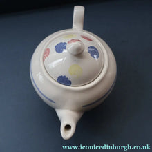 Load image into Gallery viewer, SCOTTISH POTTERY. Rare 1980s Buchan Pottery Teapot. Decorated with the Rare "New Town" pattern
