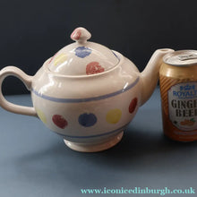 Load image into Gallery viewer, SCOTTISH POTTERY. Rare 1980s Buchan Pottery Teapot. Decorated with the Rare "New Town" pattern

