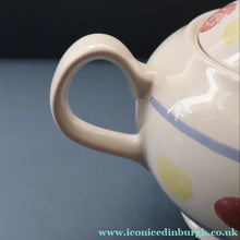 Load image into Gallery viewer, SCOTTISH POTTERY. Rare 1980s Buchan Pottery Teapot. Decorated with the Rare "New Town" pattern
