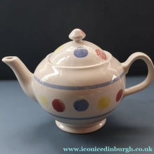 Load image into Gallery viewer, SCOTTISH POTTERY. Rare 1980s Buchan Pottery Teapot. Decorated with the Rare "New Town" pattern

