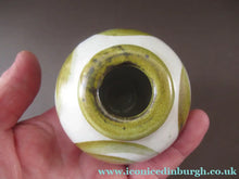 Load image into Gallery viewer, Scottish Studio Pottery 1970s David Hemingsley Miniature Globular Vase
