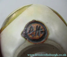 Load image into Gallery viewer, Scottish Studio Pottery 1970s David Hemingsley Miniature Globular Vase
