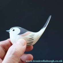 Load image into Gallery viewer, SCOTTISH POTTERY. Alasdair Dunn of Arran. Collectable 1970s Vintage Porcelain Models of Scottish a Woodpecker &amp; a Long Tailed Tit
