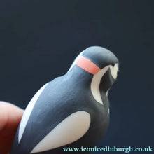 Load image into Gallery viewer, SCOTTISH POTTERY. Alasdair Dunn of Arran. Collectable 1970s Vintage Porcelain Models of Scottish a Woodpecker &amp; a Long Tailed Tit
