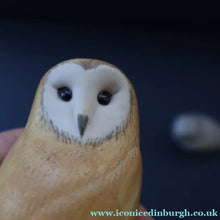 Load image into Gallery viewer, SCOTTISH POTTERY. Alasdair Dunn of Arran. Collectable 1970s Vintage Porcelain Models of Scottish Owls
